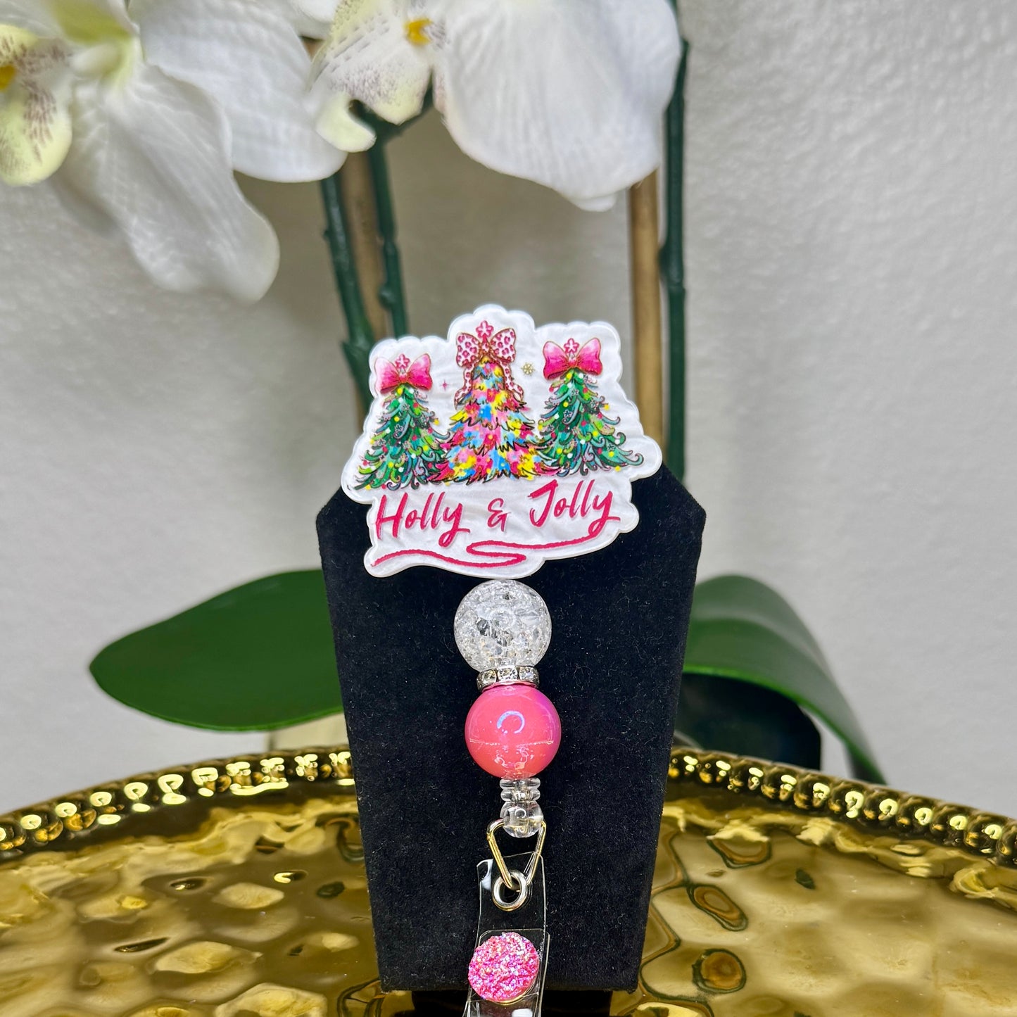 Holly & Jolly Badge Reel