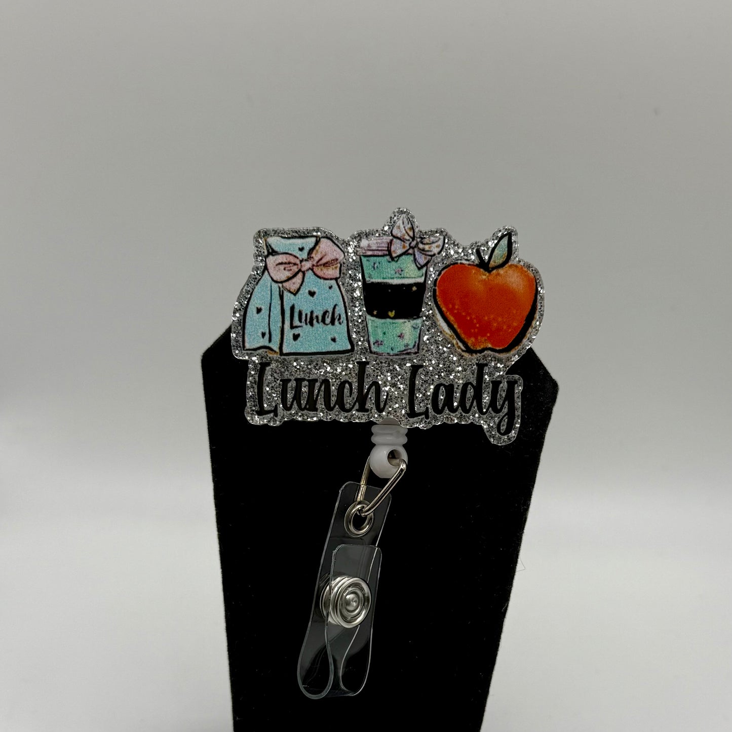 Lunch Lady Badge Reel