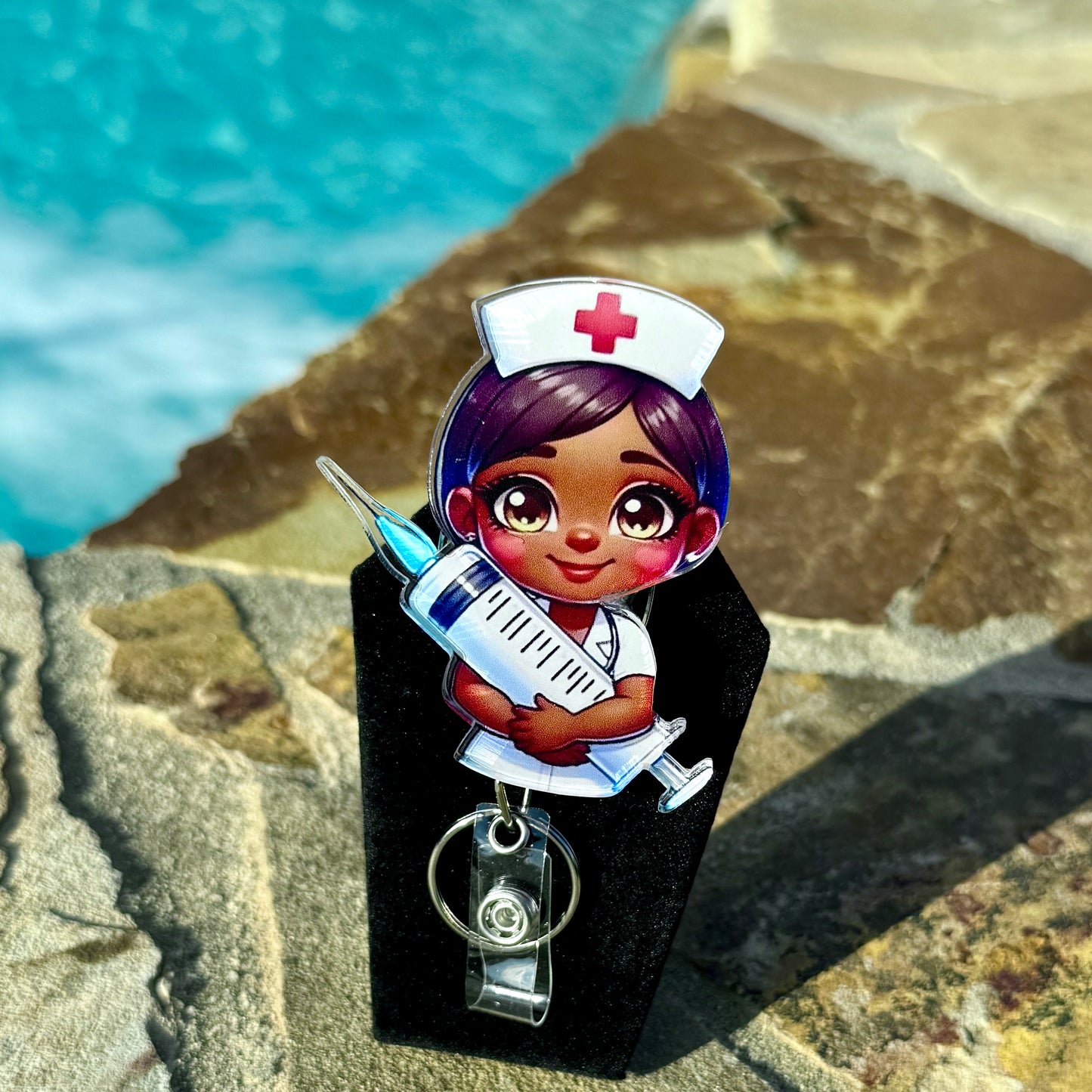 Animated Nurse Badge Reel