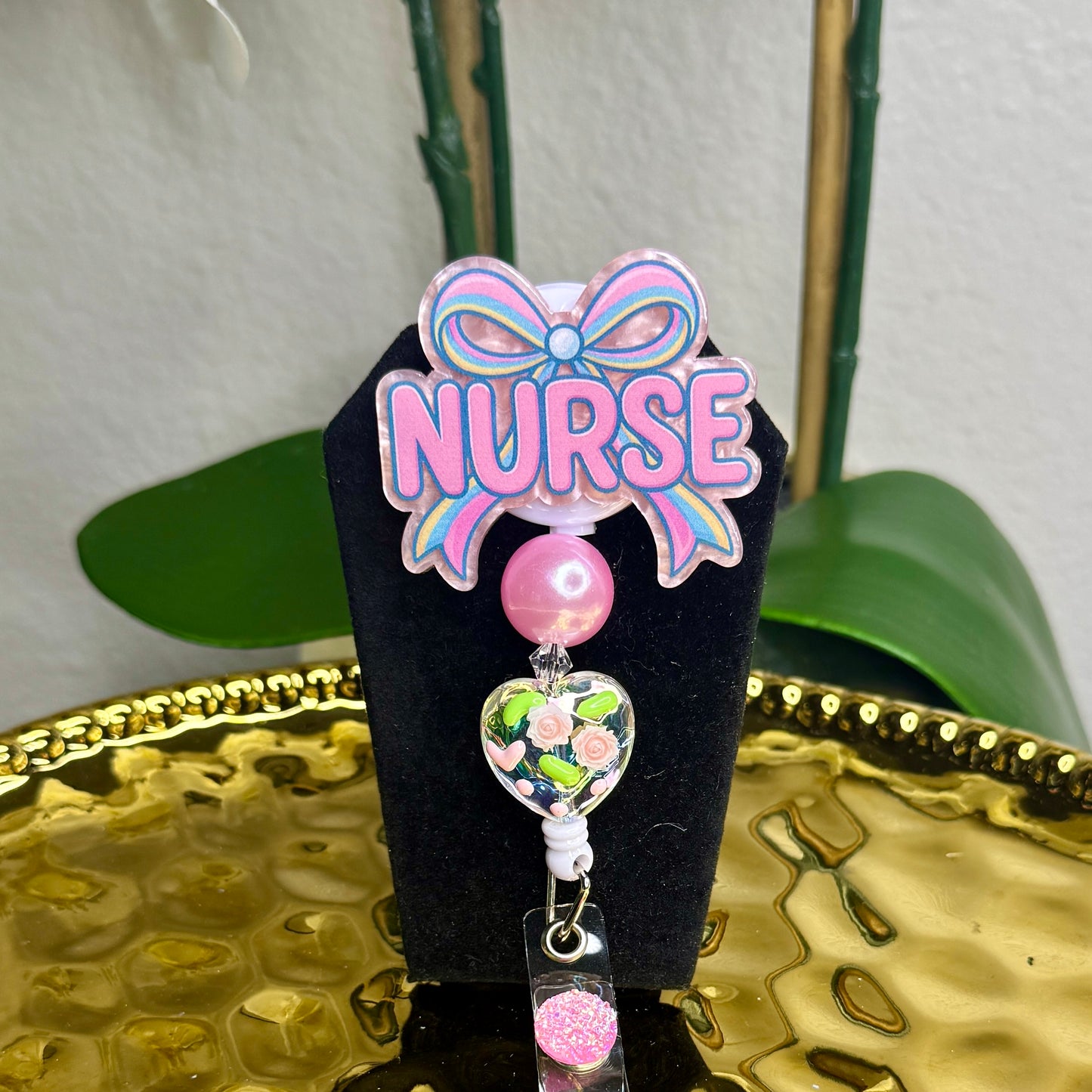 Pastel Nurse Badge Reel