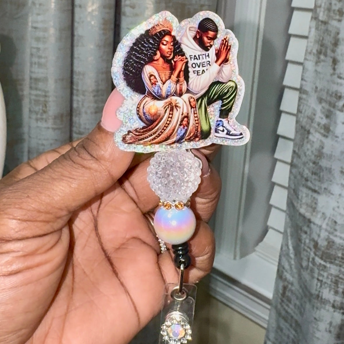 Faith Over Fear Couple Badge Reel