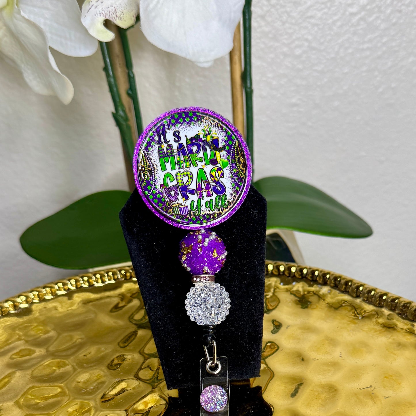 It’s Mardi Gras Y’all Badge Reel