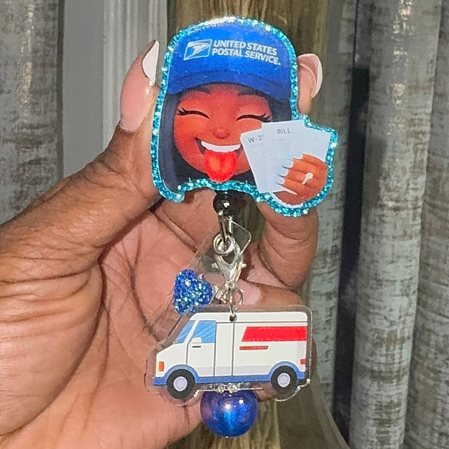 USPS Badge Reel