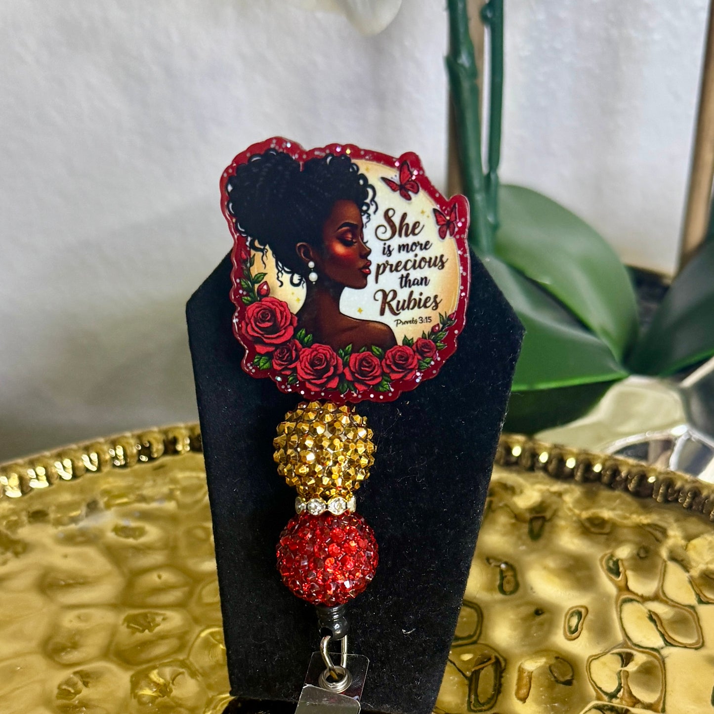 More Precious than Rubies Badge Reel