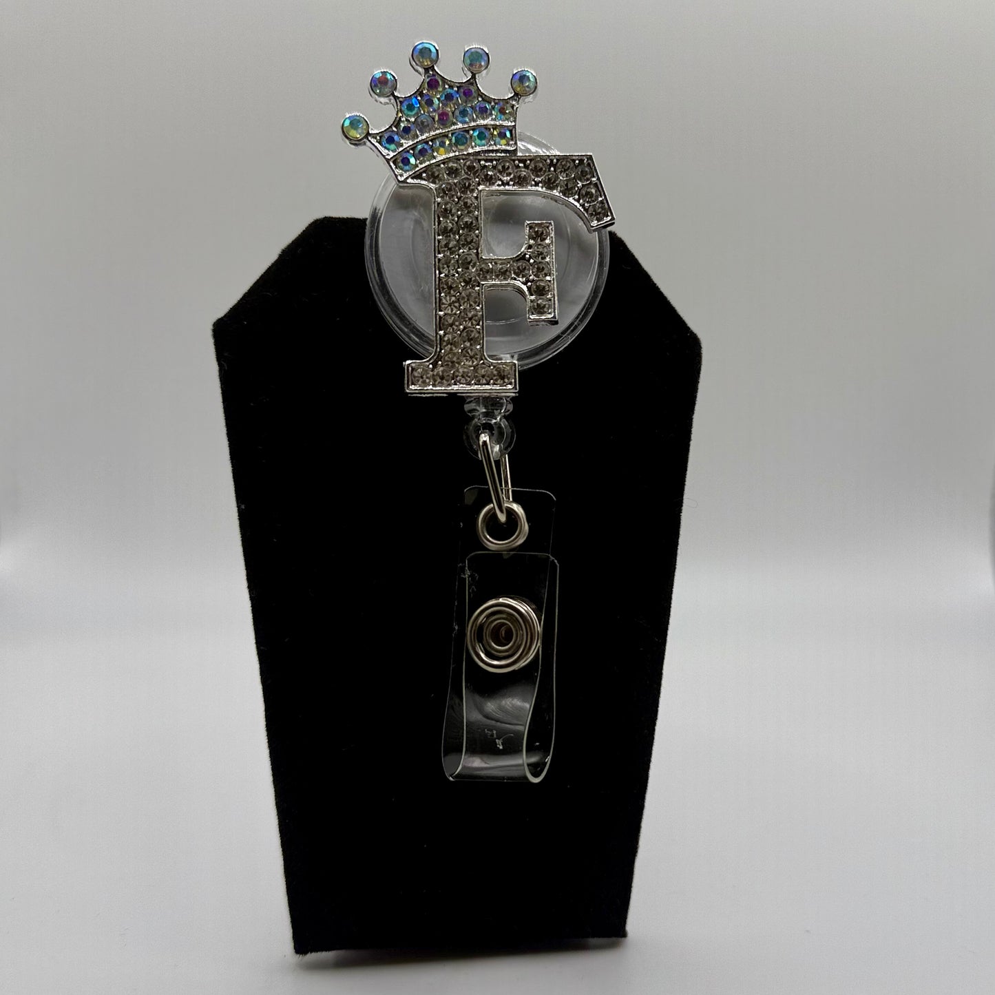 Crowned Letter Badge Reel