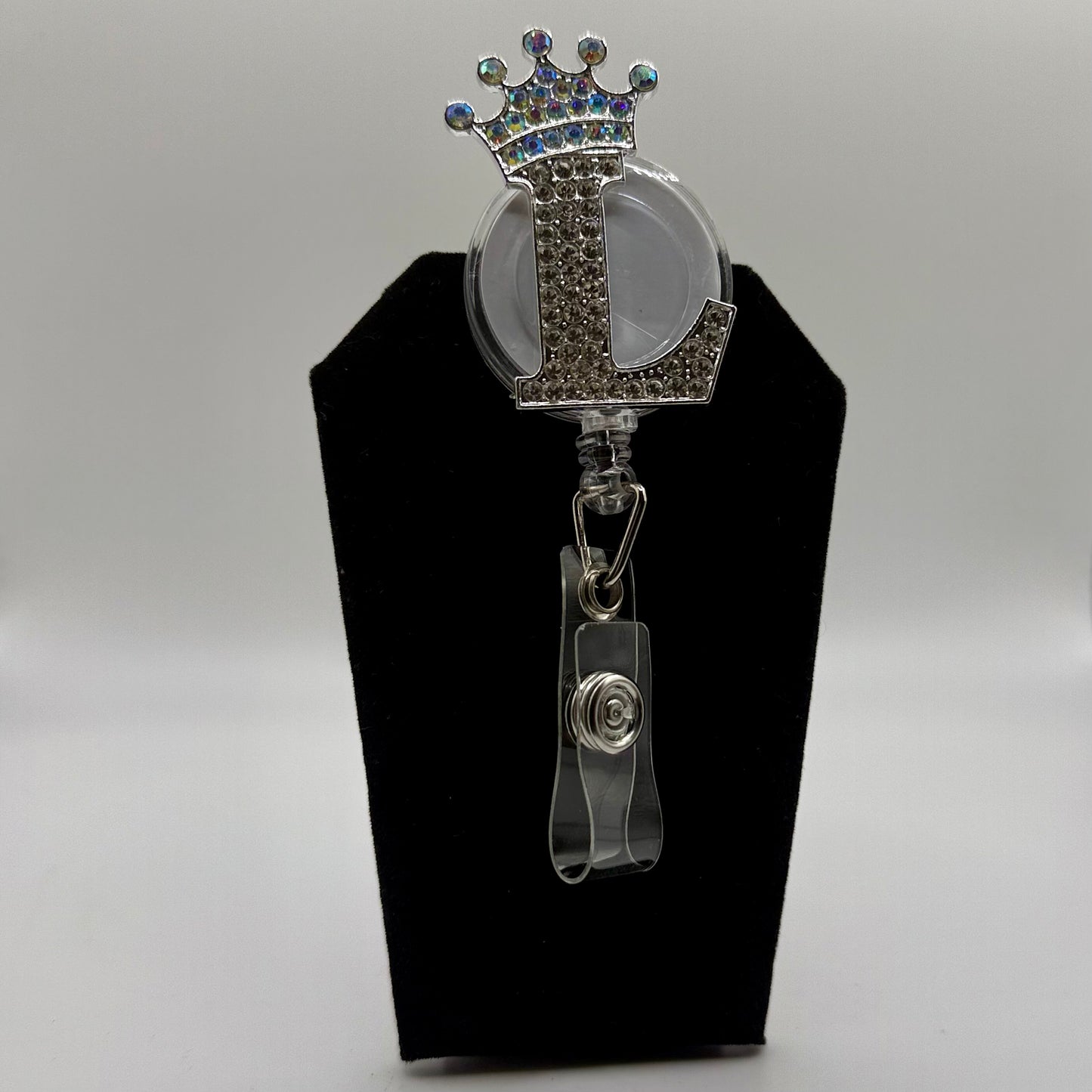 Crowned Letter Badge Reel