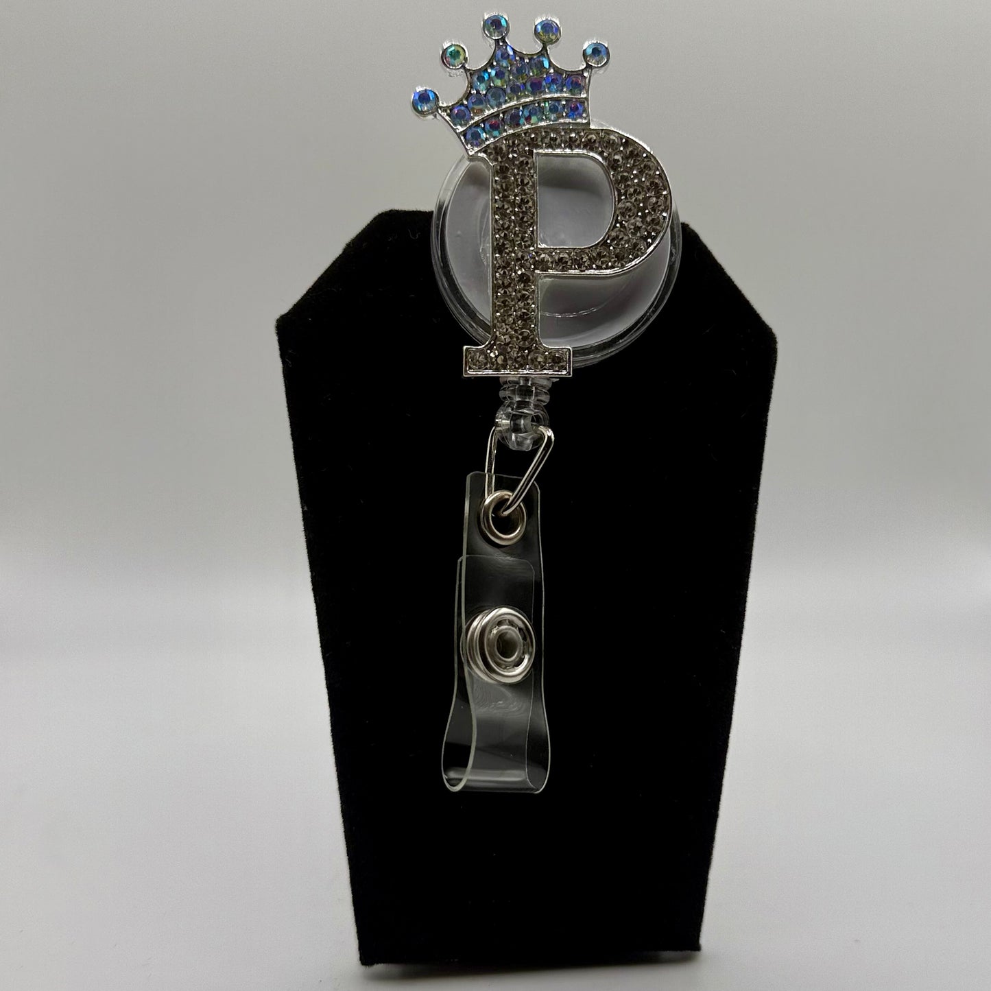 Crowned Letter Badge Reel