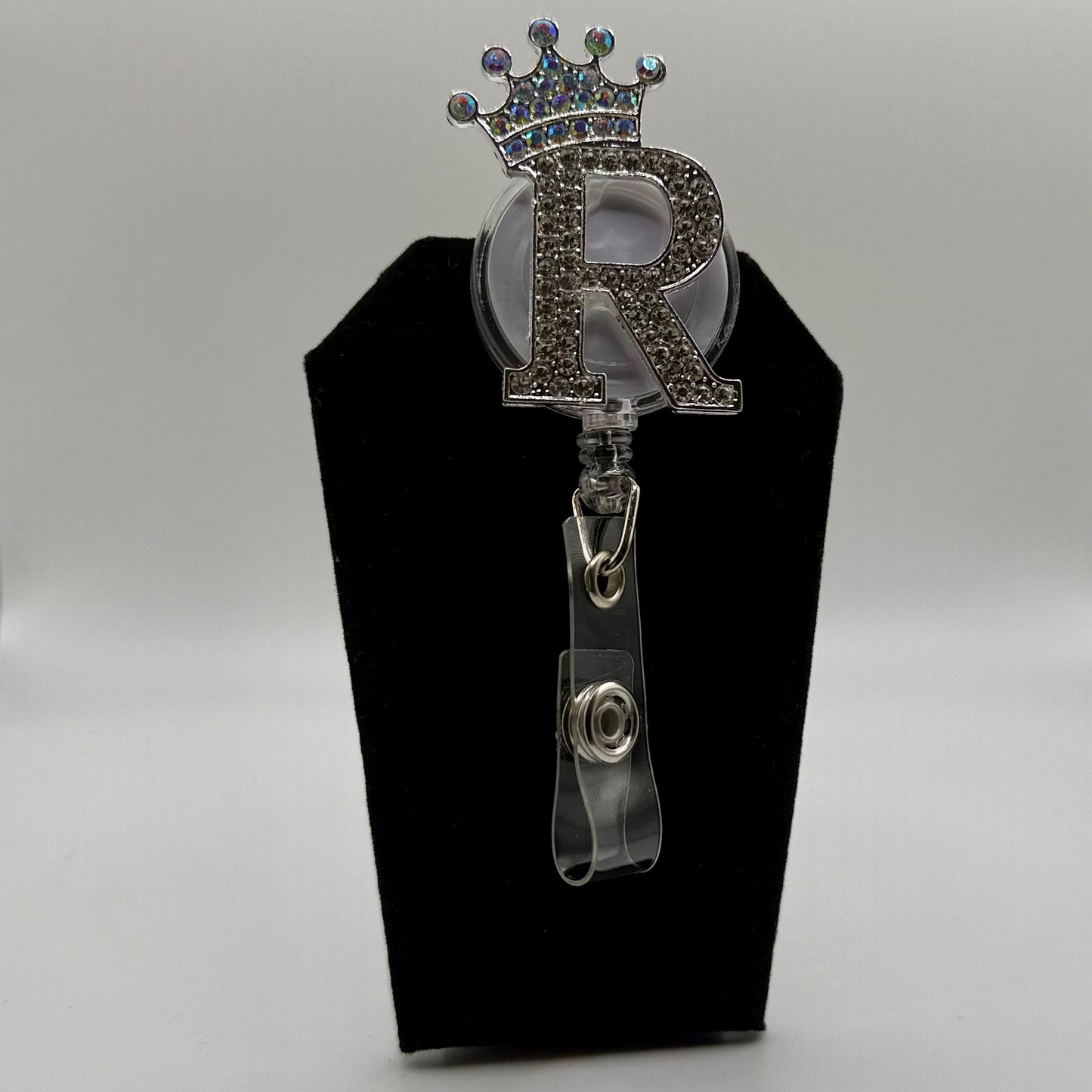 Crowned Letter Badge Reel