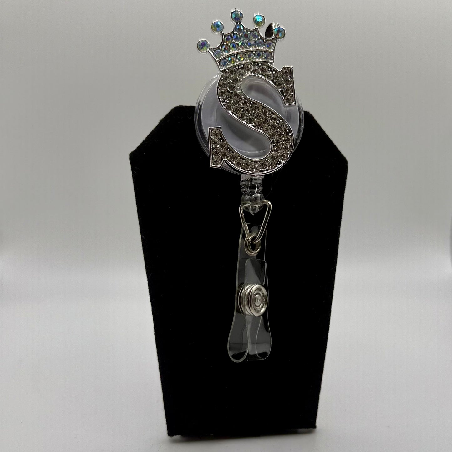 Crowned Letter Badge Reel