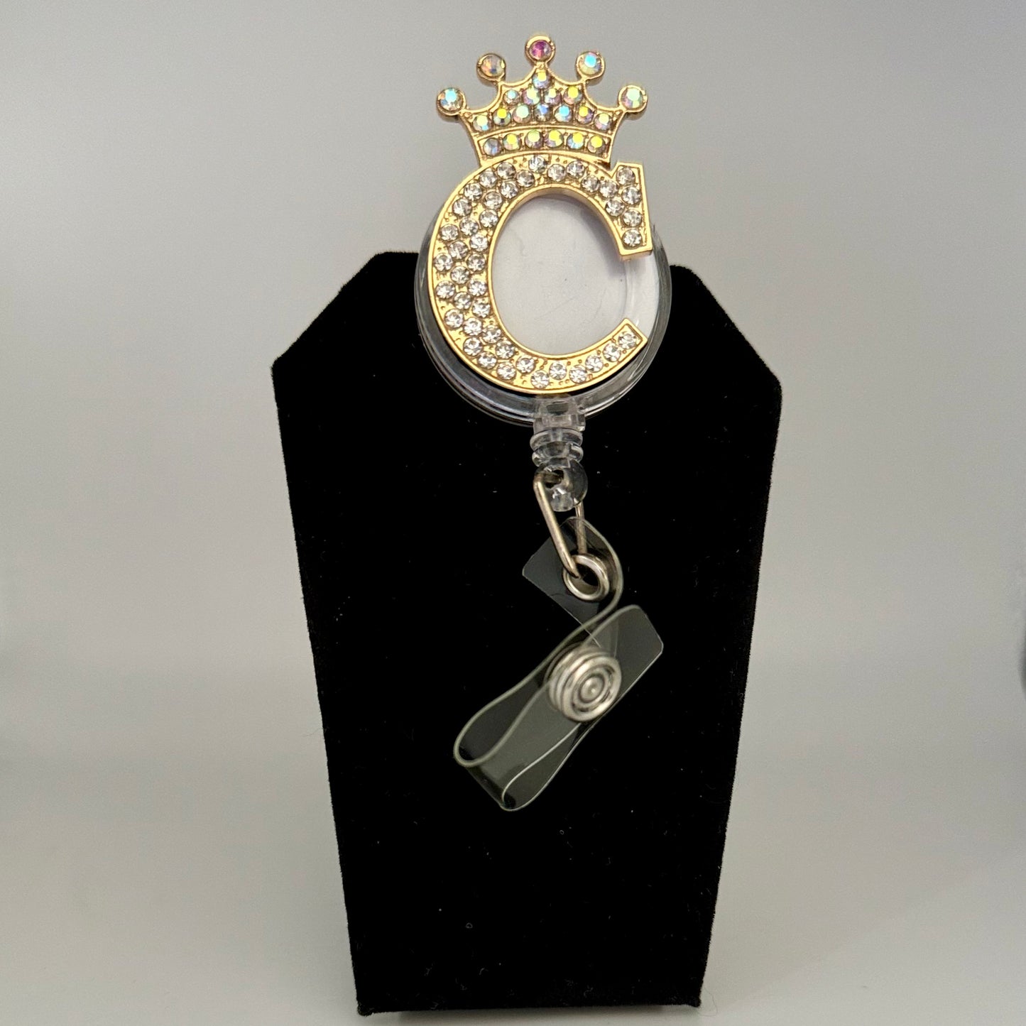 Crowned Letter Badge Reel
