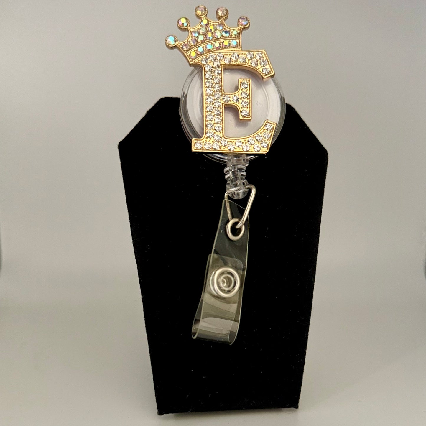 Crowned Letter Badge Reel