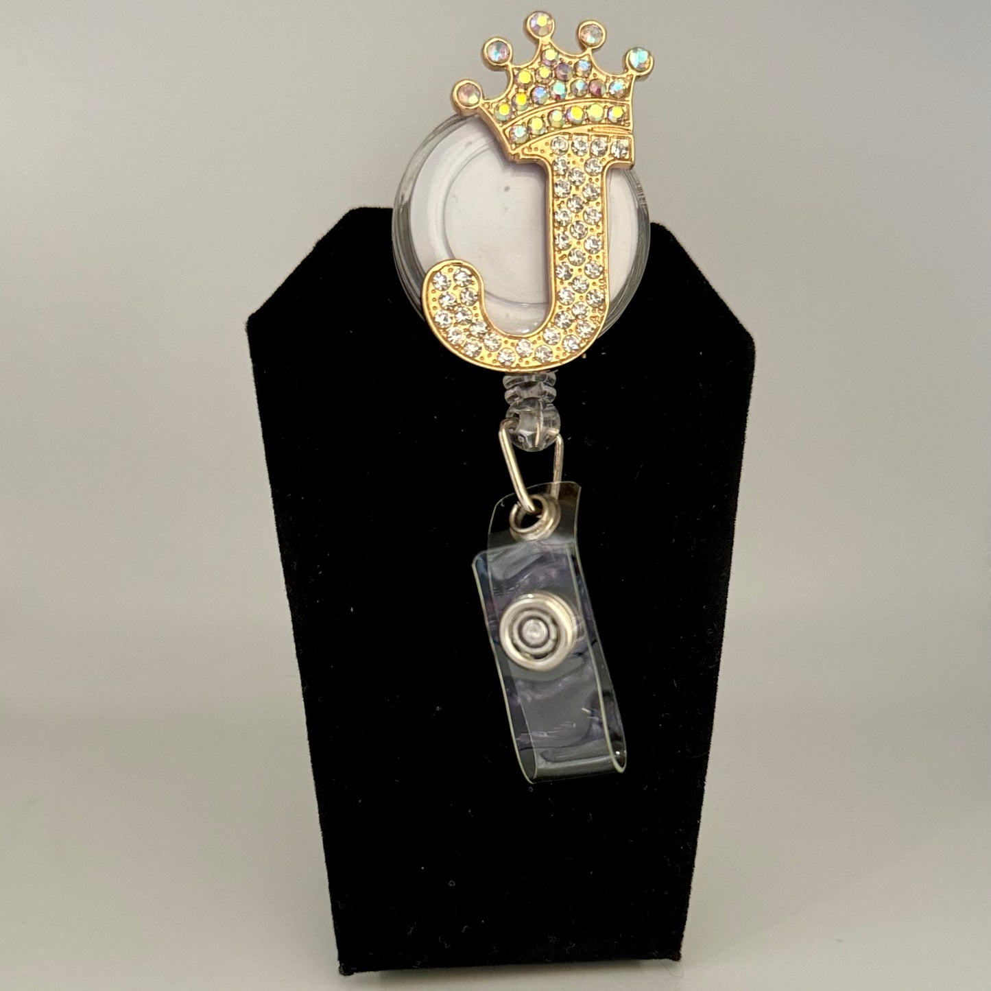 Crowned Letter Badge Reel