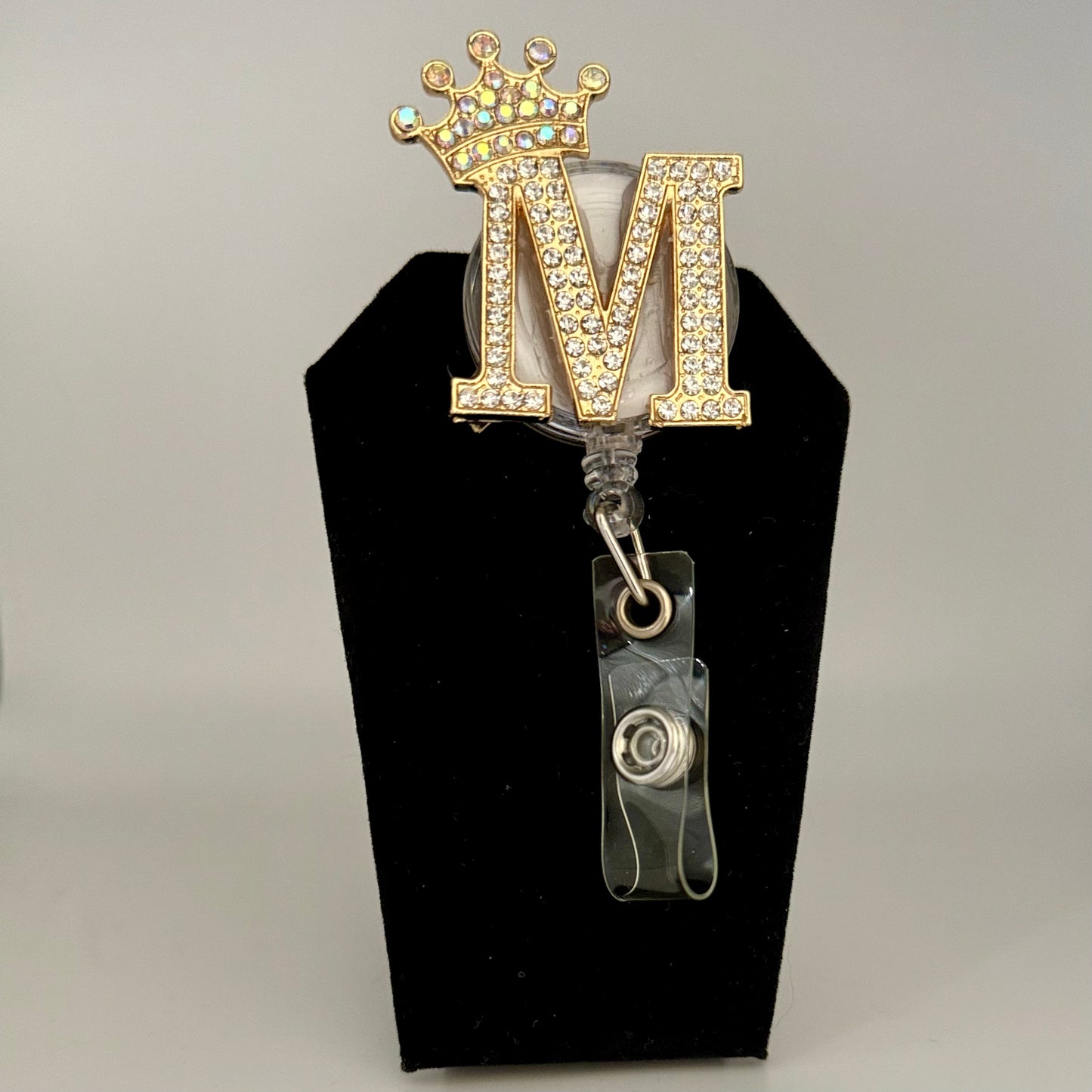 Crowned Letter Badge Reel
