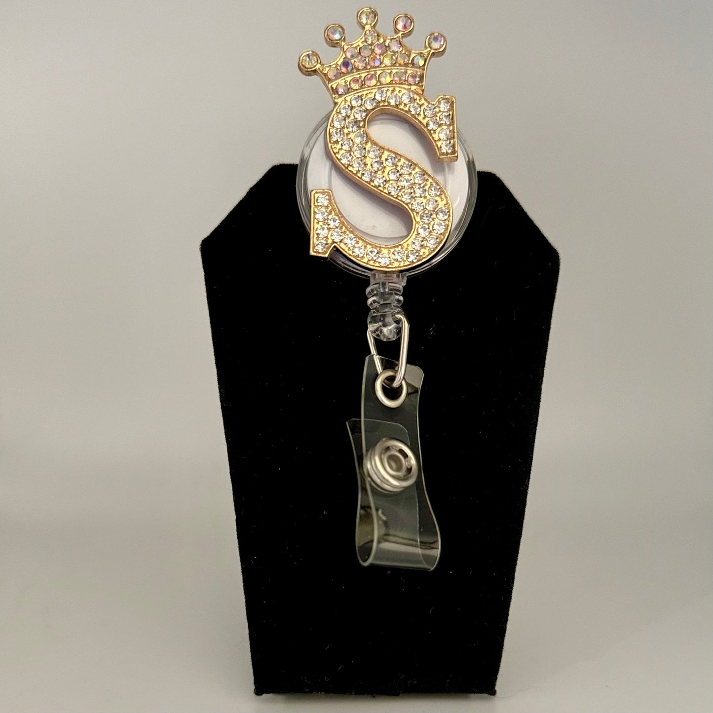 Crowned Letter Badge Reel