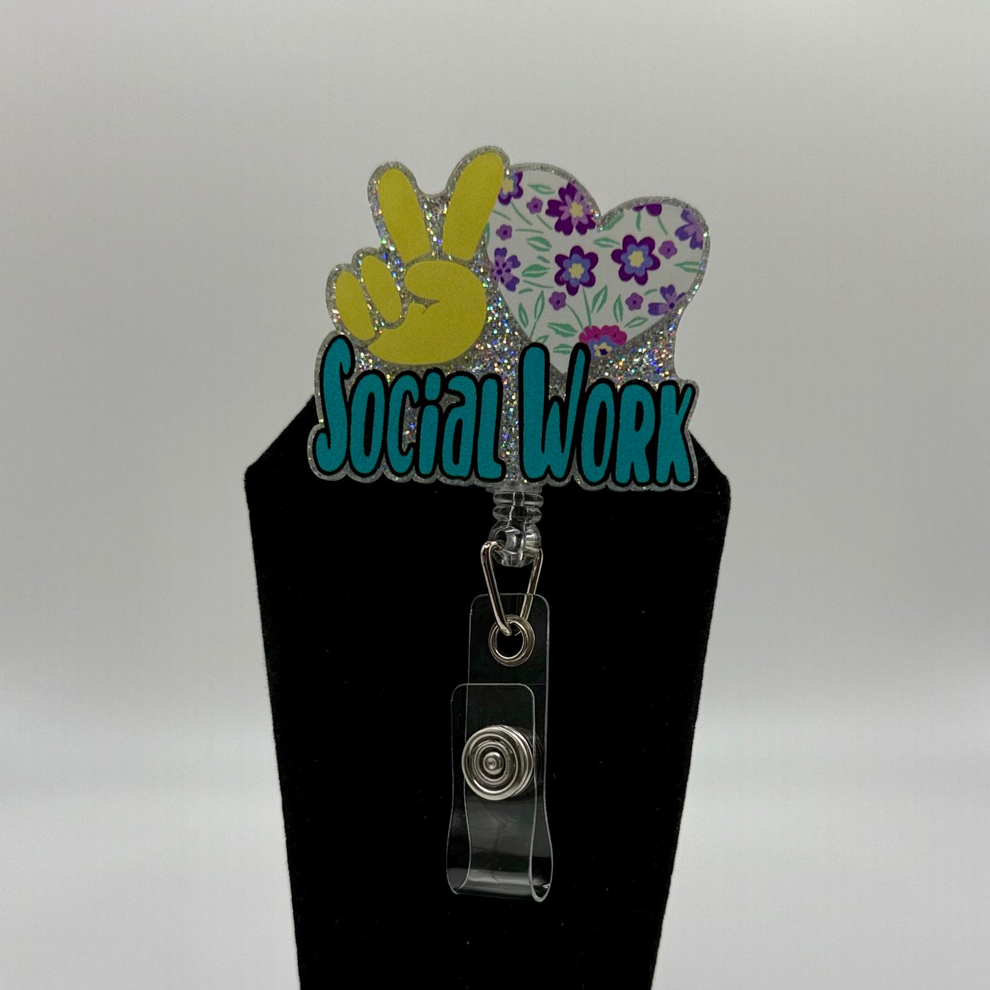 Peace, Love, Social Work Badge Reel