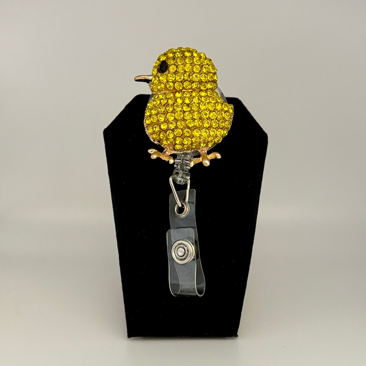 Baby Chick Bling Badge Reel