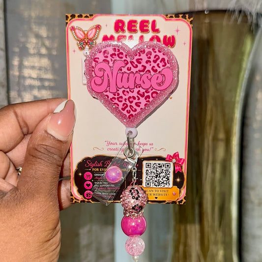 Nurse Heart Badge Reel
