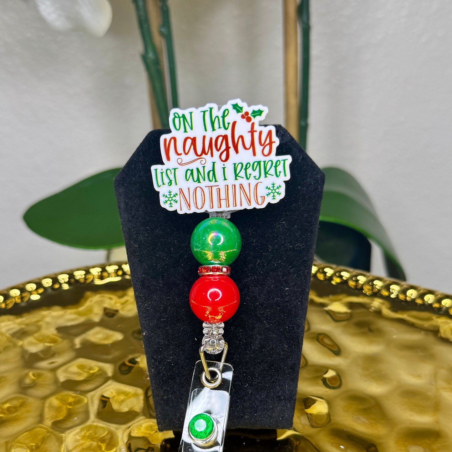 Naughty List Badge Reel