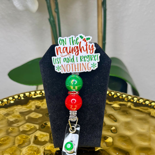 Naughty List Badge Reel