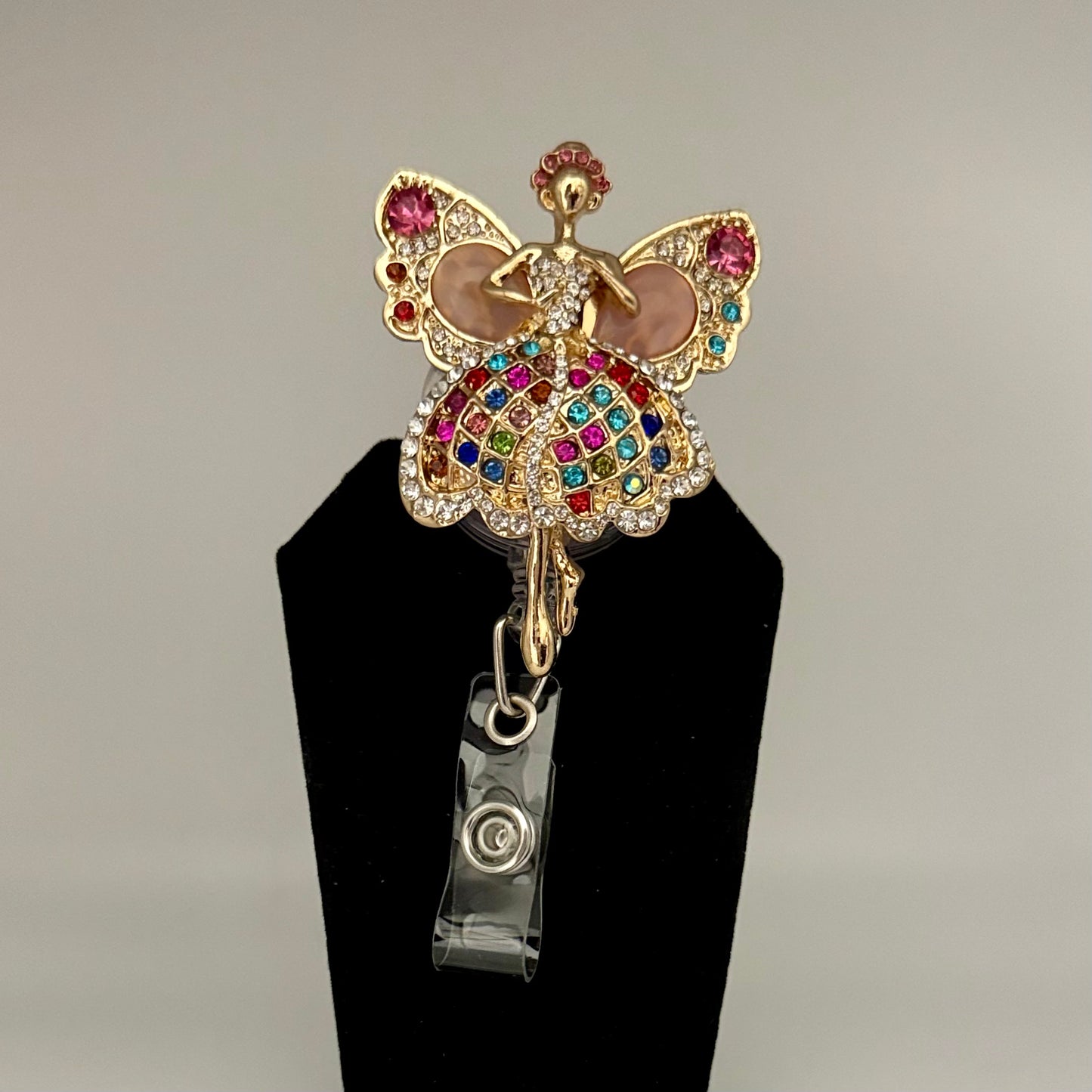 Bejeweled Fairy Badge Reel