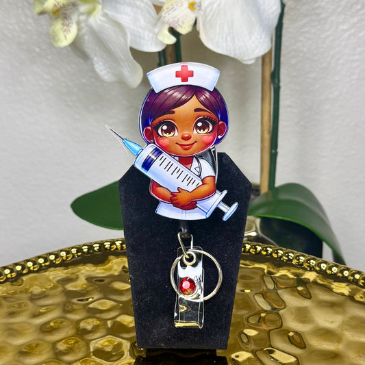 Animated Nurse Badge Reel