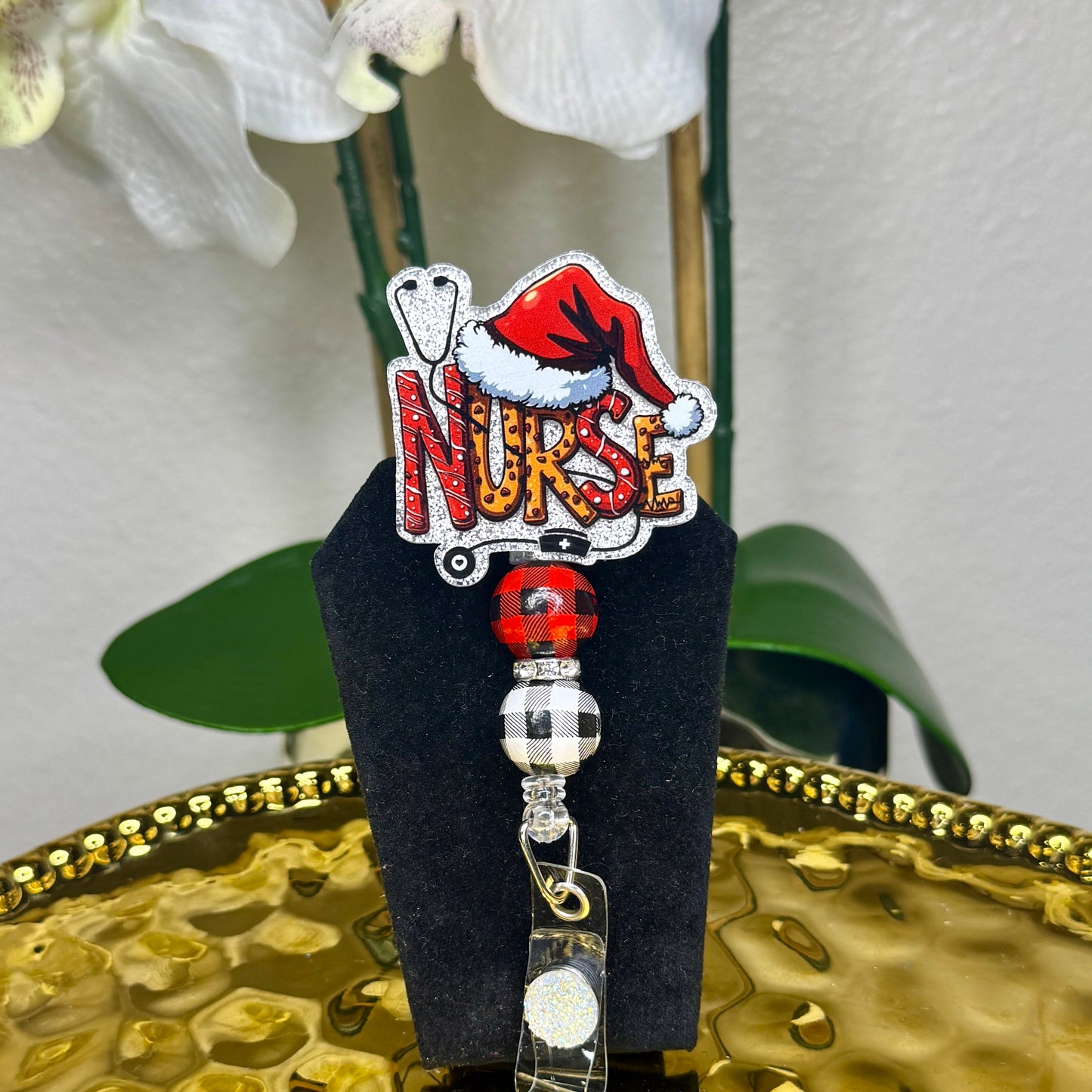 NURSE Holiday Badge Reel