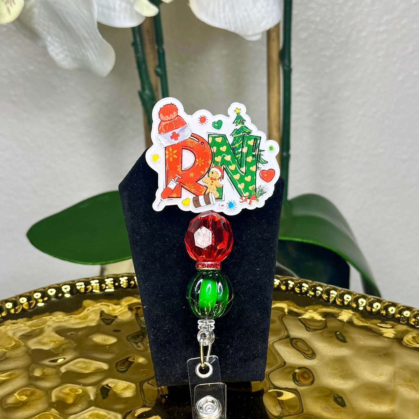RN Holiday Badge Reel