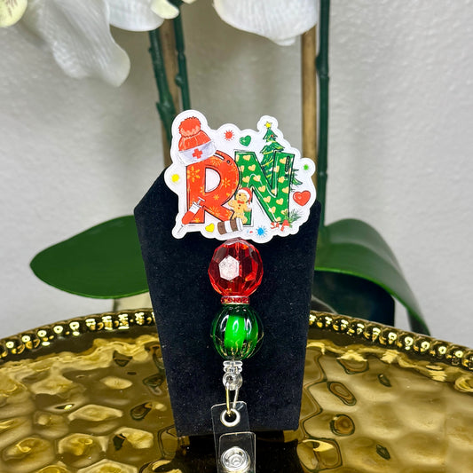 RN Holiday Badge Reel