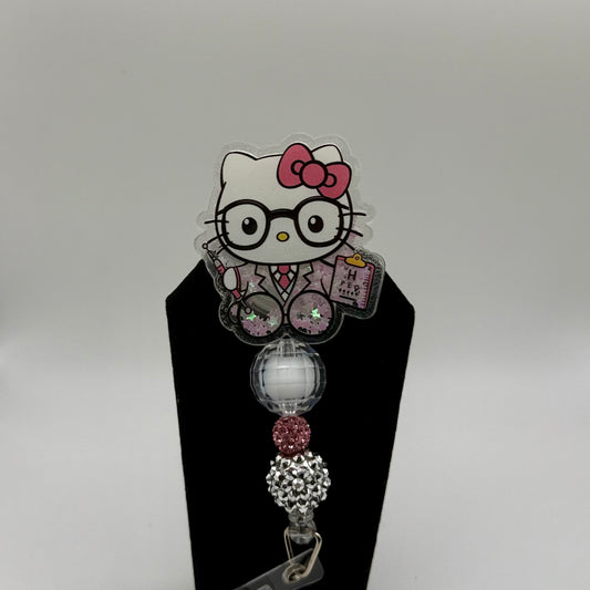 Ophthalmologist Hello Kitty Badge Reel