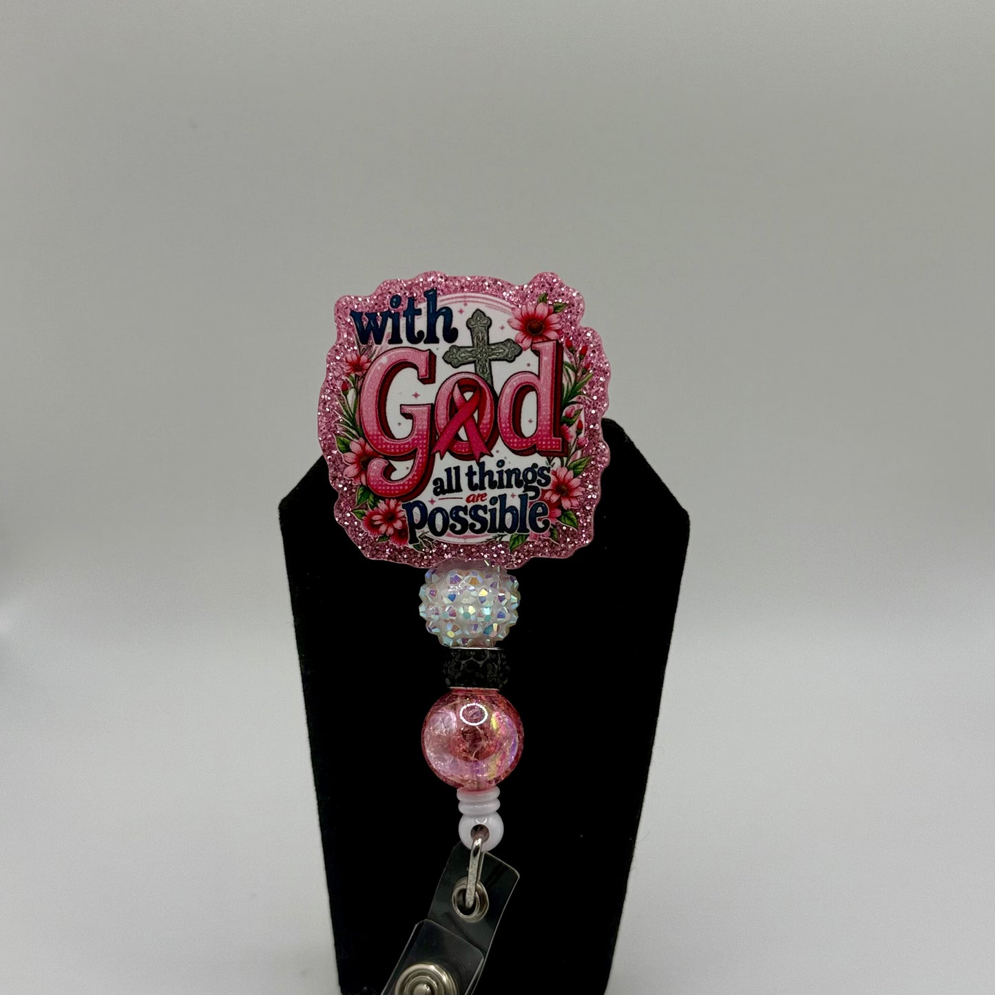 With God All Things are Possible Badge Reel