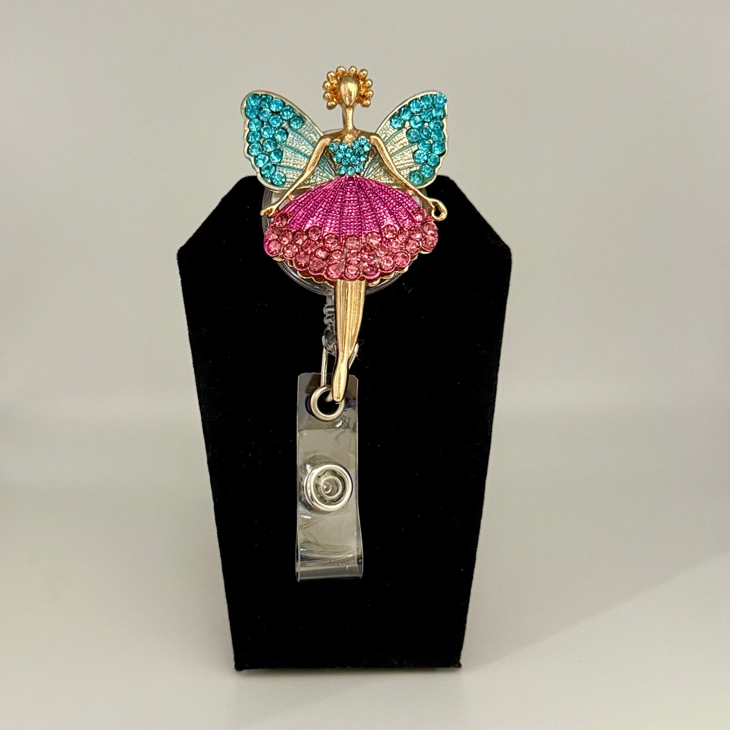 Colorful Bling Fairy Badge Reel