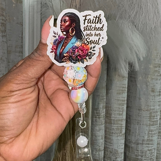 Stitched Faith Badge Reel