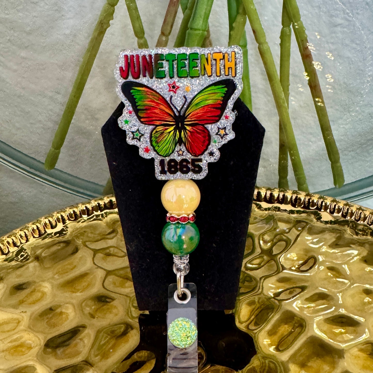 Juneteenth Butterfly Badge Reel