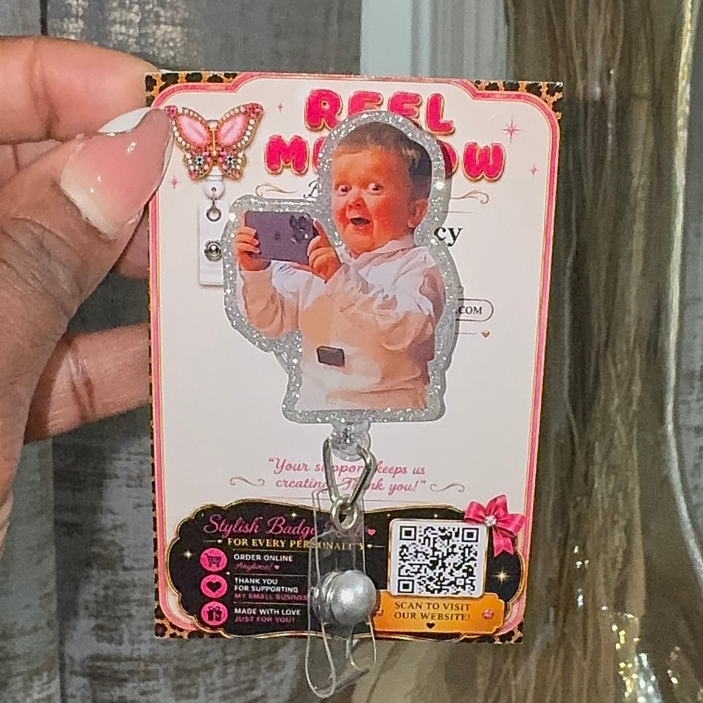 Funny Kid Badge Reel
