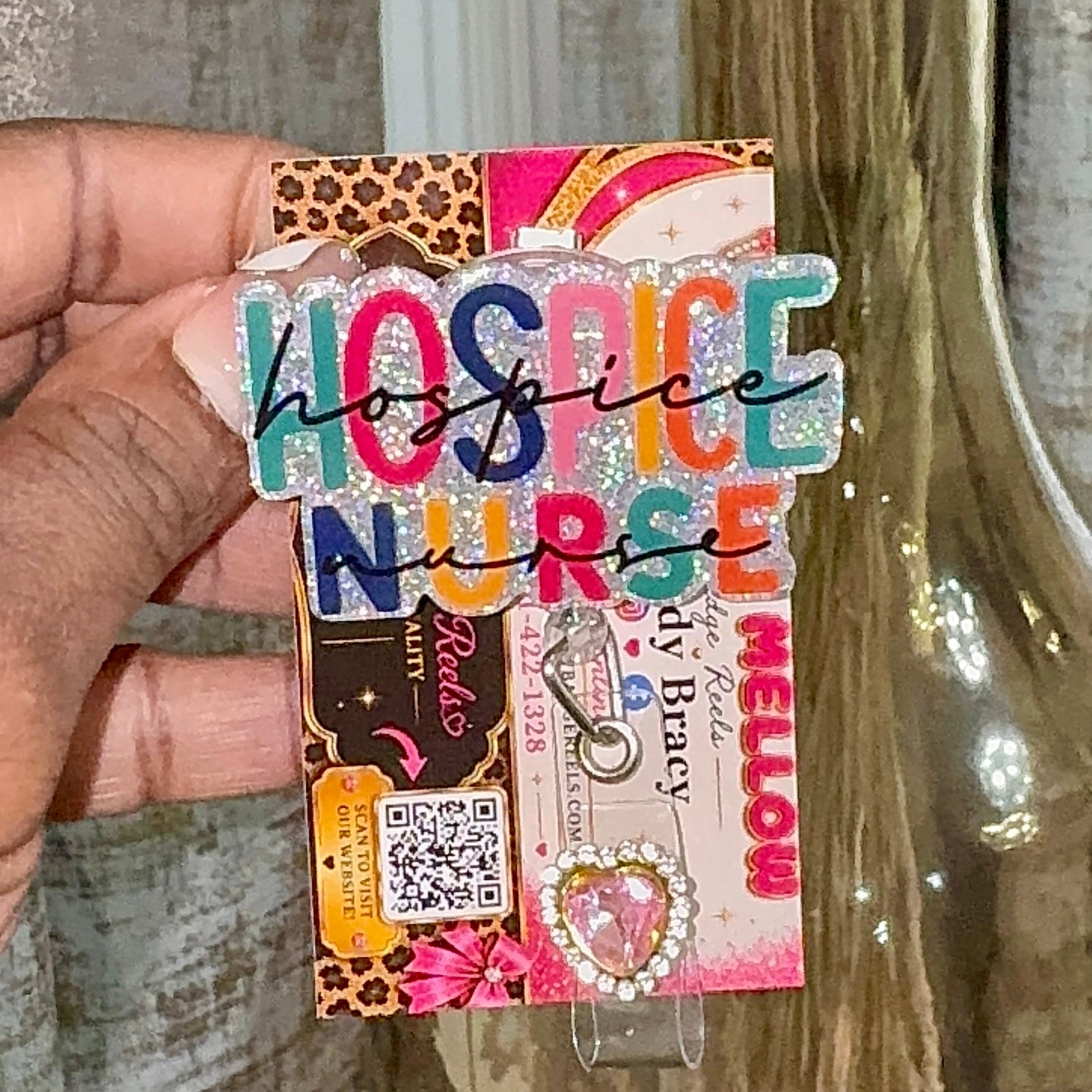 Hospice Nurse Badge Reel