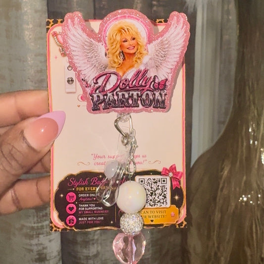 Dolly Parton Angel Badge Reel