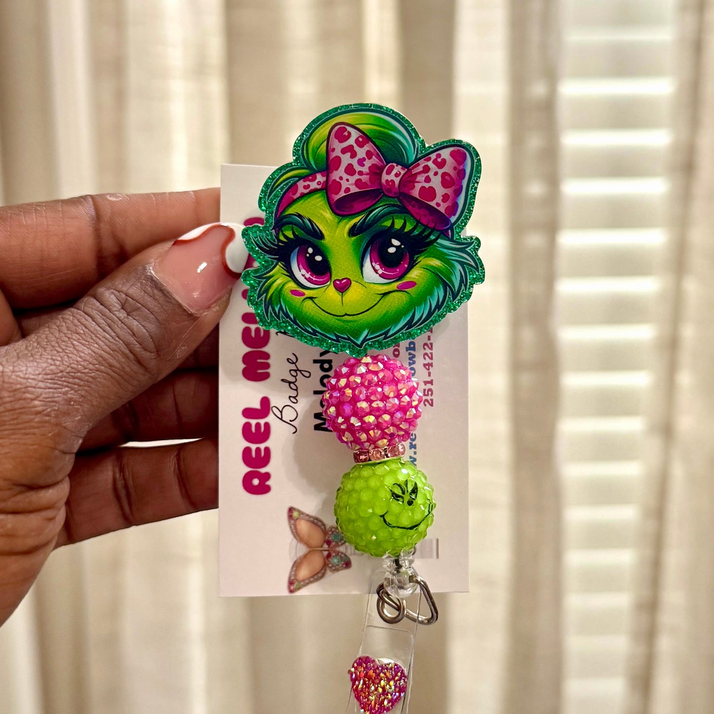 Cutest Grinch Badge Reel