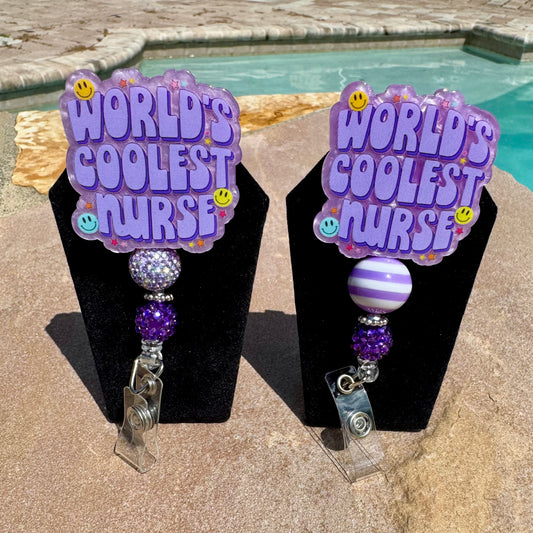 World’s Coolest Nurse Badge Reel