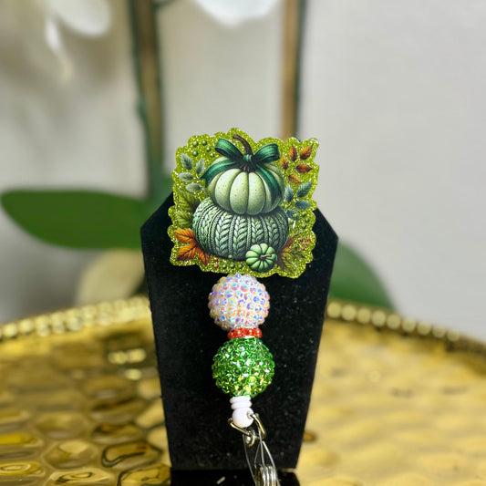 Green Pumpkin Badge Reel