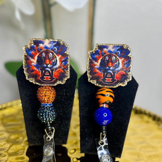 Auburn Tiger Badge Reel