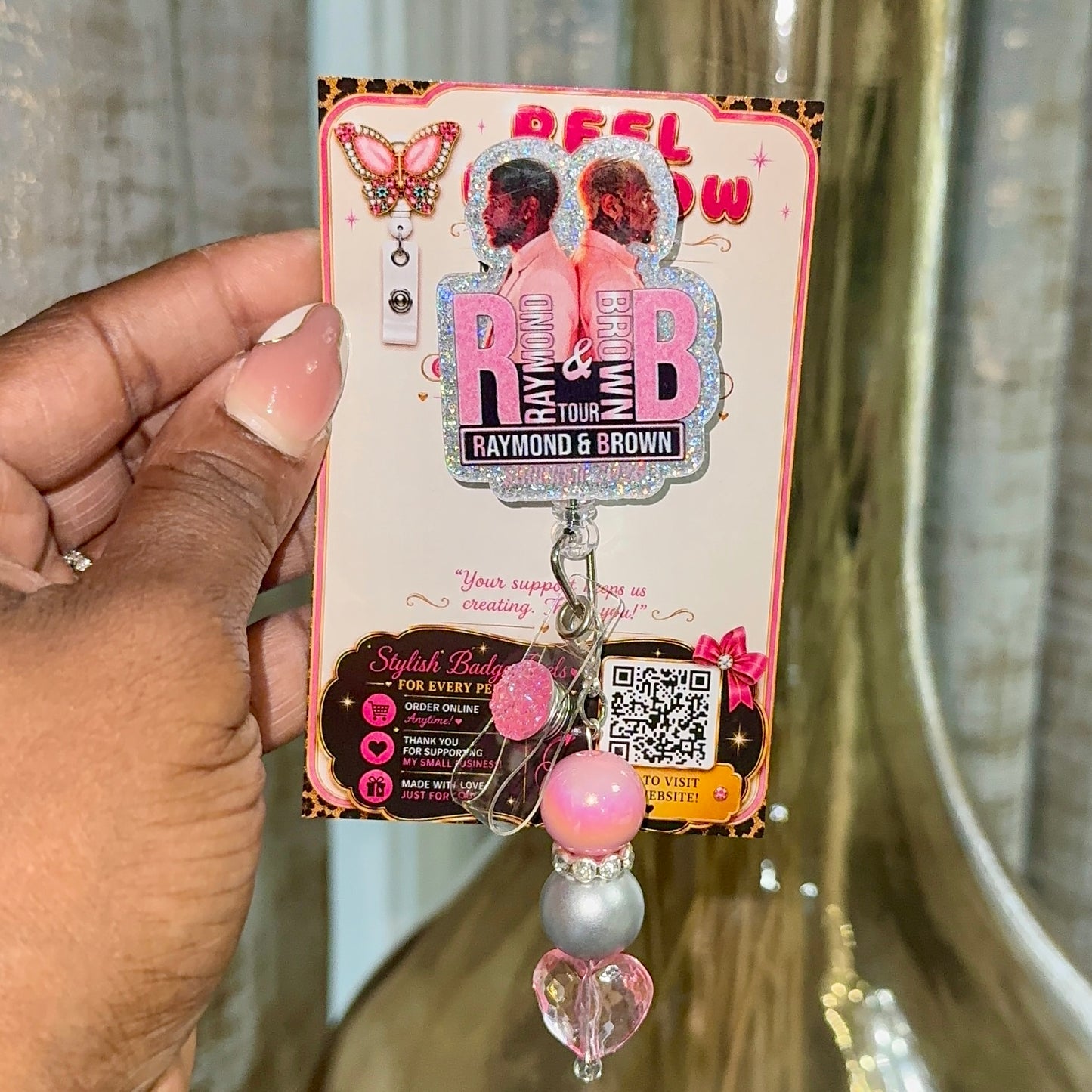 R&B Duo Badge Reel