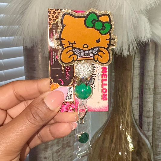 HK Silver Grillz Badge Reel 🤎✨
