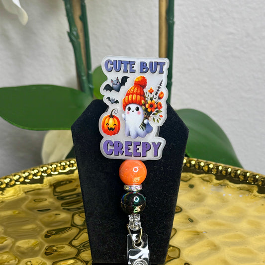 Cute but Creepy Badge Reel