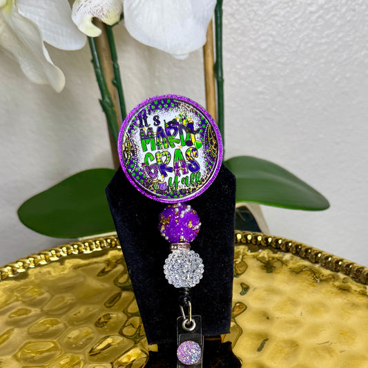 It’s Mardi Gras Y’all Badge Reel