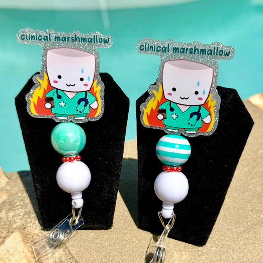 Clinical Marshmallow Badge Reel