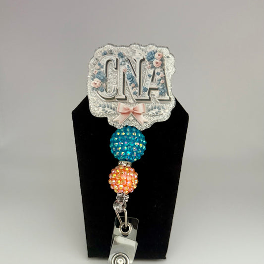CNA Floral Badge Reel