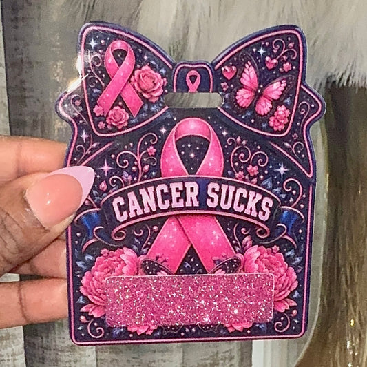 Breast Cancer Awareness Butterfly Badge Buddy