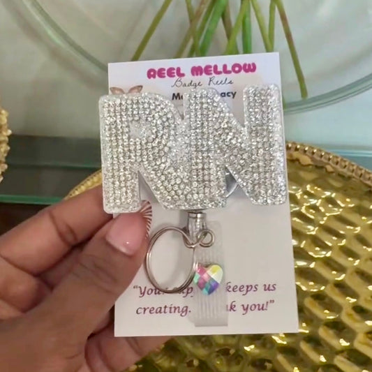 Bling RN Badge Reel