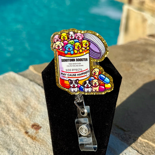 Serotonin Booster Badge Reel