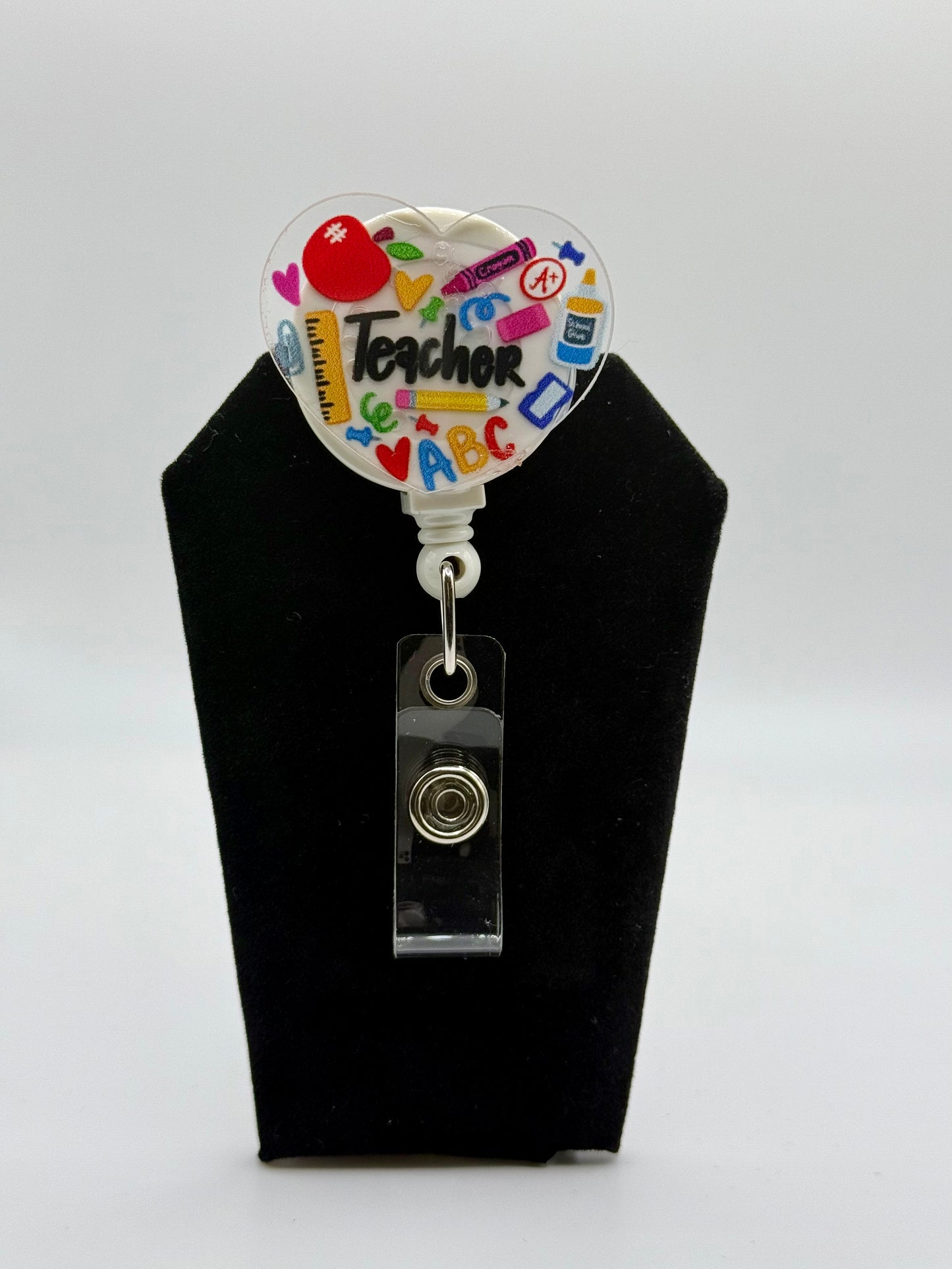 Teacher Heart Badge Reel